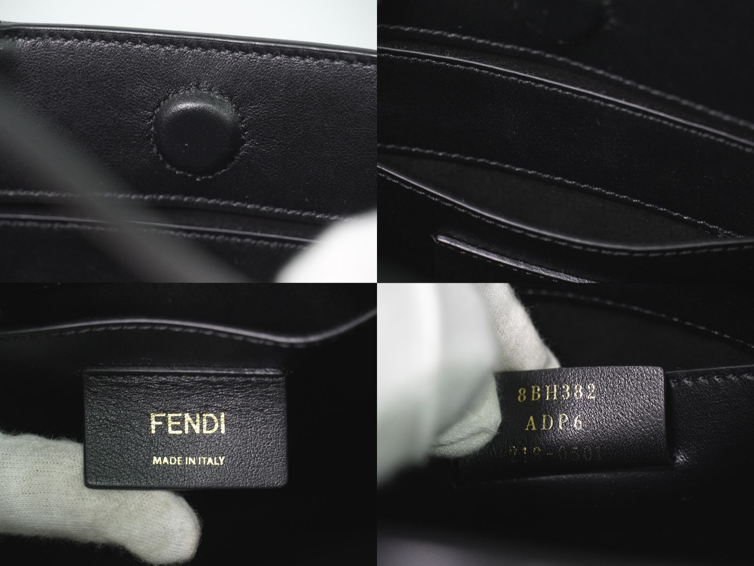 Fendi Pack Shopping Small 2-Way Shoulder Bag Pochette Leather Pink — view 9