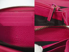 Gucci Vintage Logo Zip Around Wallet Leather Pink — view 9