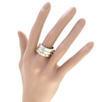 Chanel Triple Strand Logo Ring — view 9