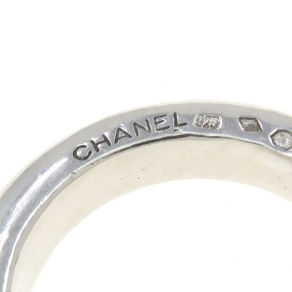Chanel Triple Strand Logo Ring — view 8