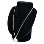 Louis Vuitton Metal Pendant Damier Staple Necklace 45 50 55 cm — view 6