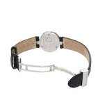 Bvlgari Double Heart SS Leather Black Quartz Watch Dial — view 2
