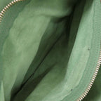 Saint Laurent Muse Two Leather Green Navy Blue Handbag — view 8