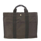 Hermes Her Line MM Tote Canvas Gray TK — view 2