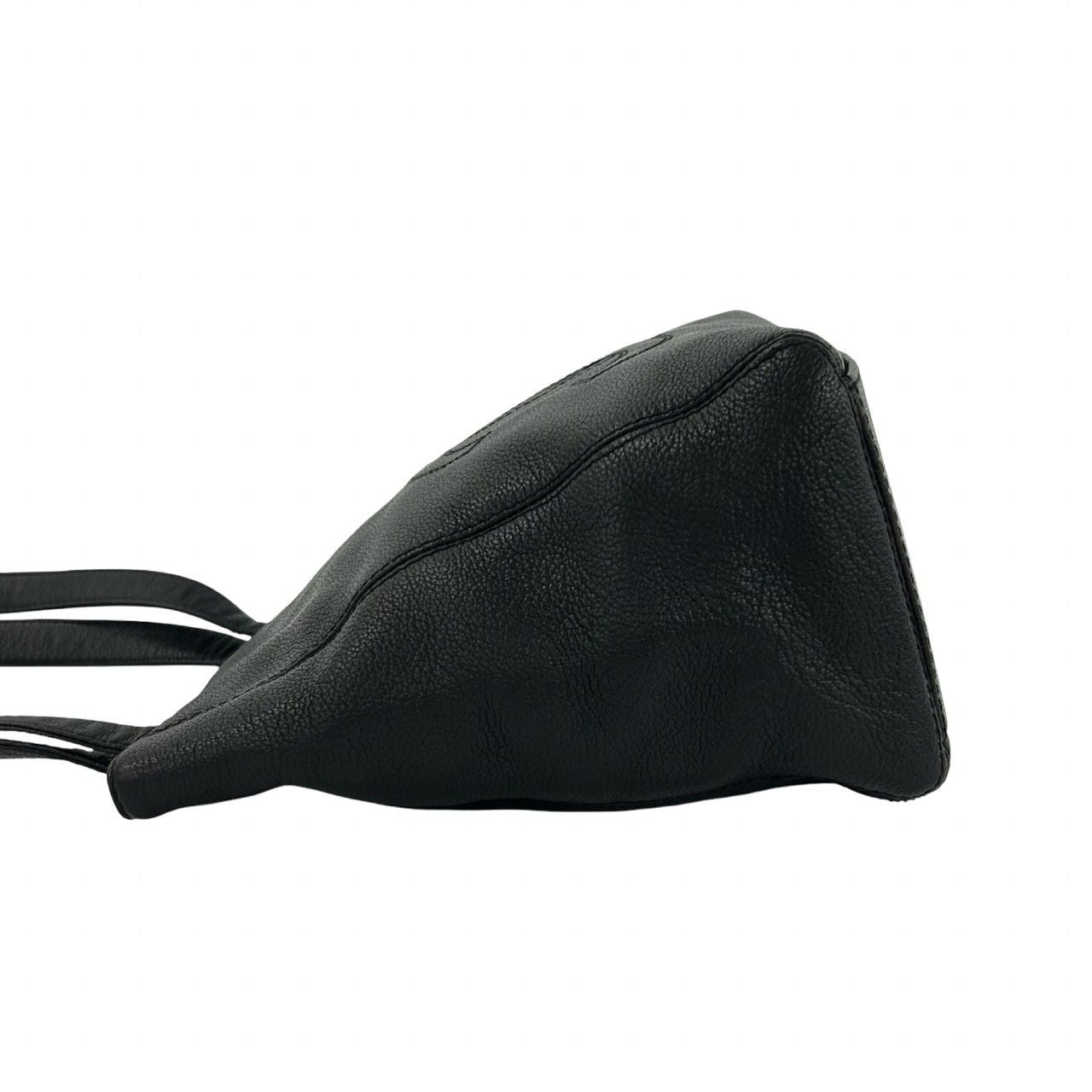 Chanel Card and No 5 Vintage CC Logo Leather Mini Tote Black — view 5