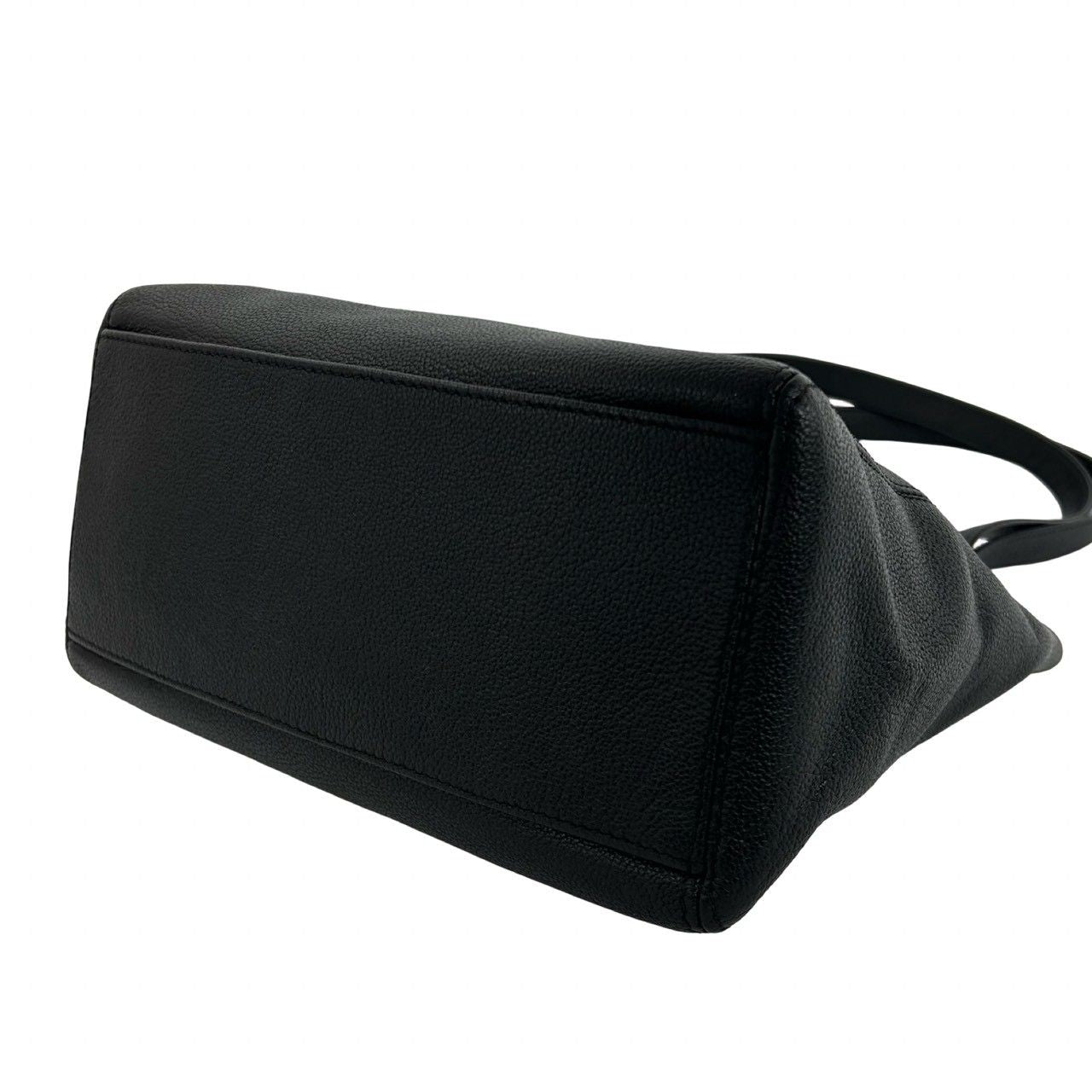 Chanel Card and No 5 Vintage CC Logo Leather Mini Tote Black — view 8