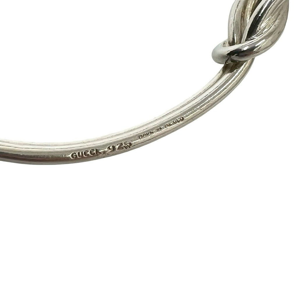 Gucci Vintage Knot Bangle 925 Sterling Silver Bracelet — view 3