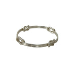 Gucci Vintage Knot Bangle 925 Sterling Silver Bracelet — view 6