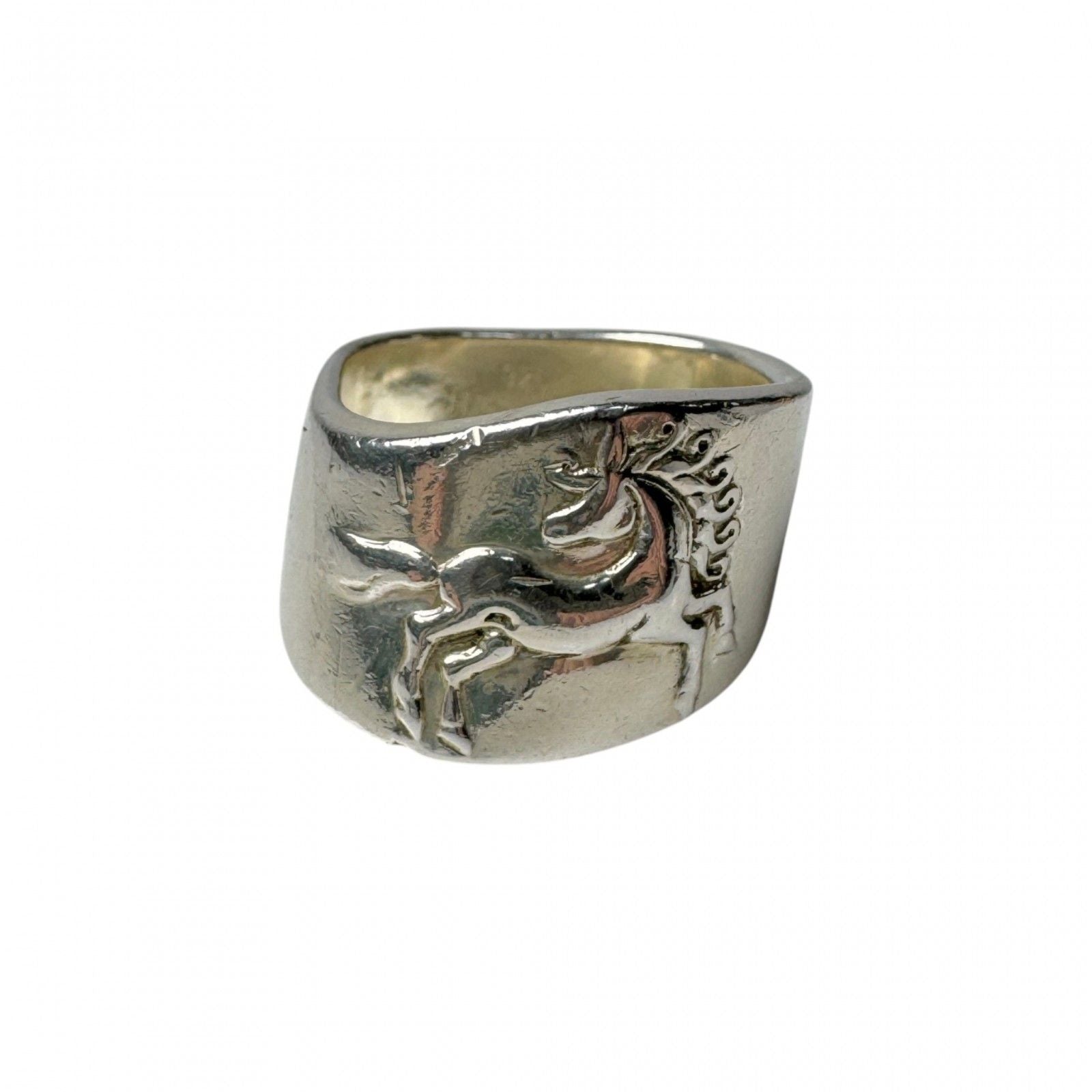 Hermes Ring Gallop Horse Vintage