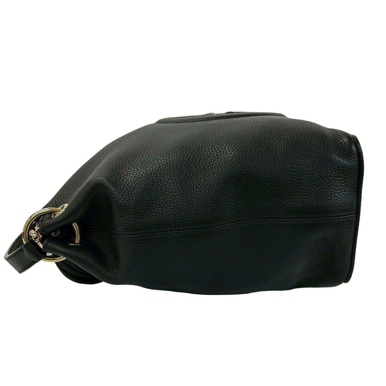 Gucci Soho Interlocking Embossed Leather Tassel 2-Way Shoulder Bag Black — view 5