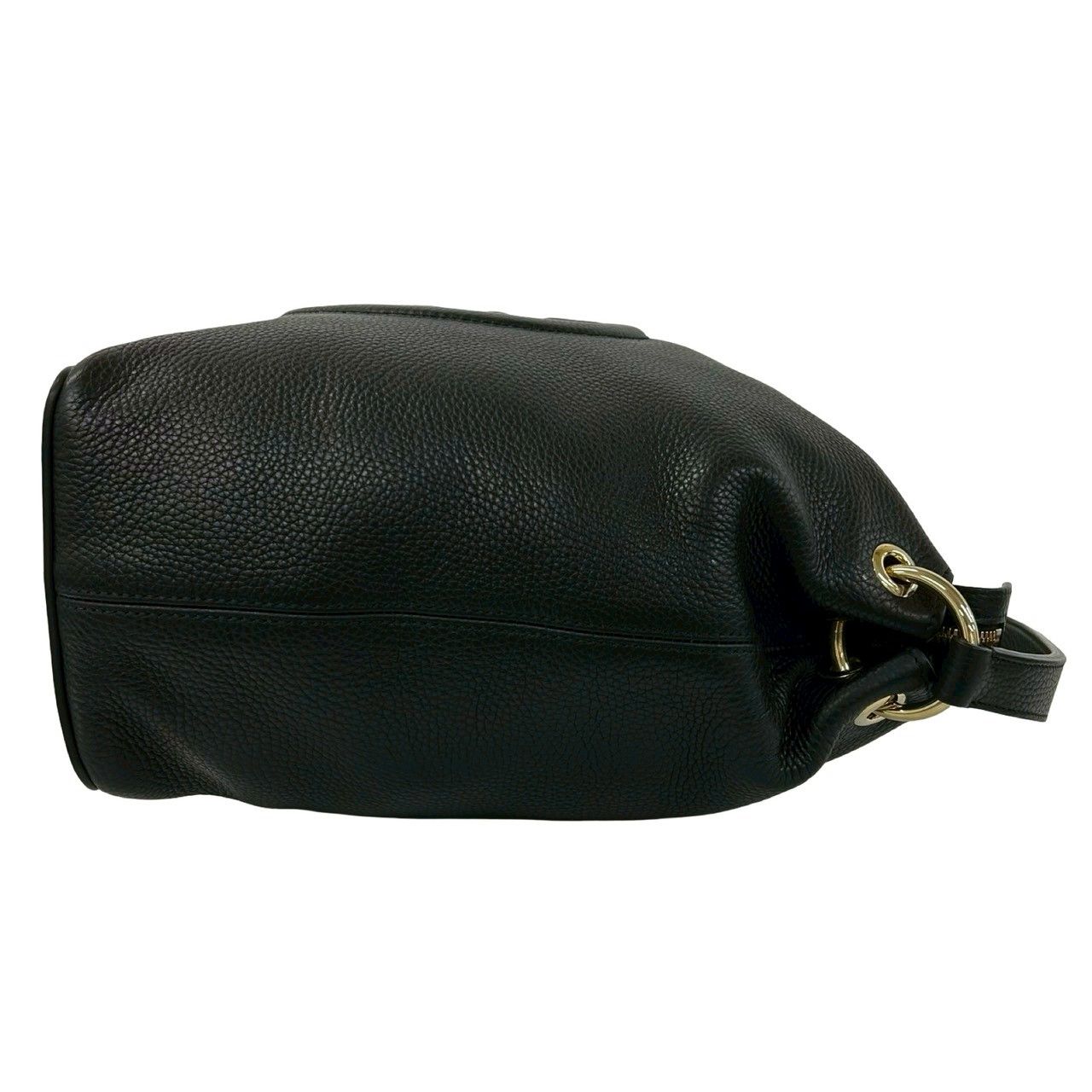 Gucci Soho Interlocking Embossed Leather Tassel 2-Way Shoulder Bag Black — view 6