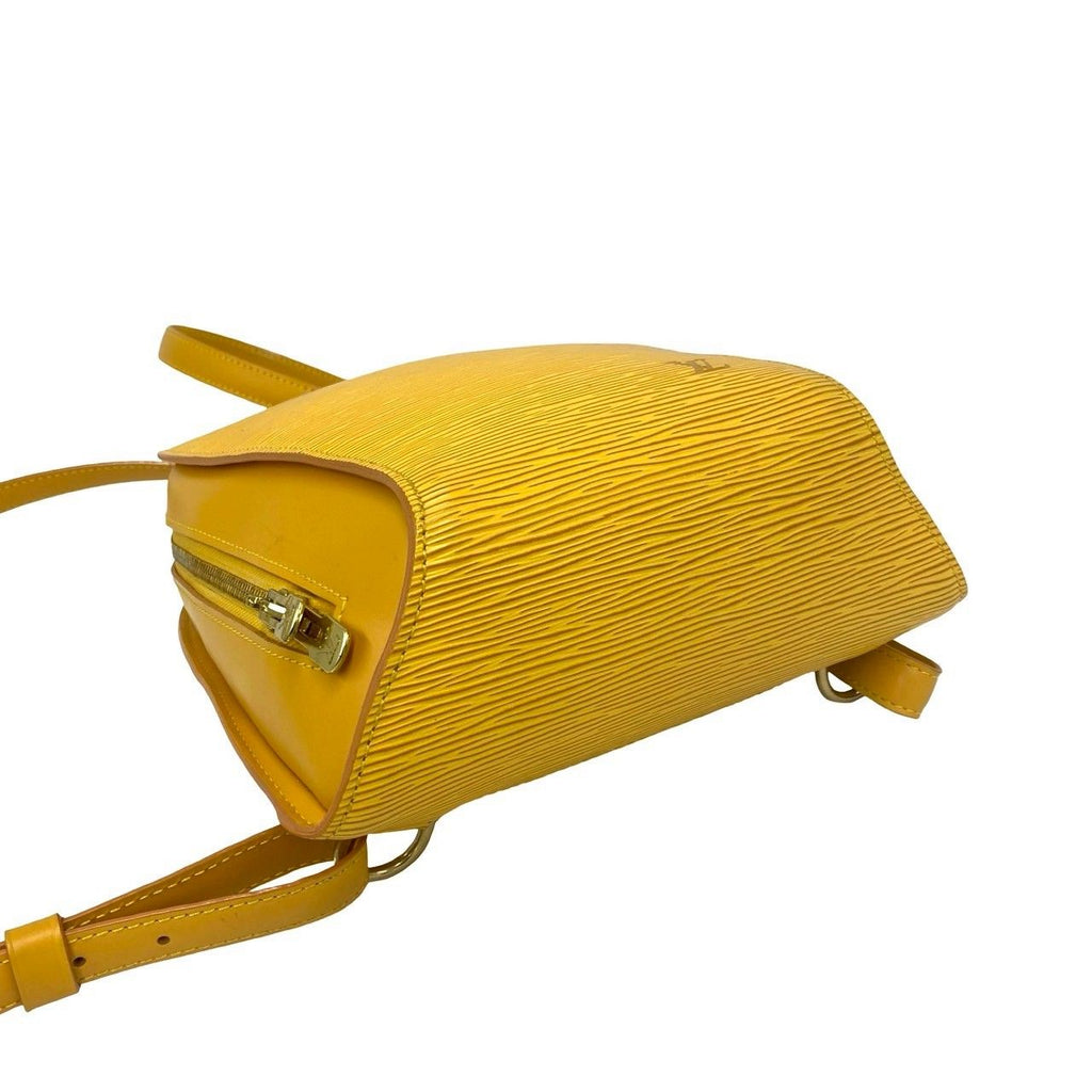 Louis Vuitton Vintage Mabillon Epi Leather Backpack Tassiri Yellow — view 7