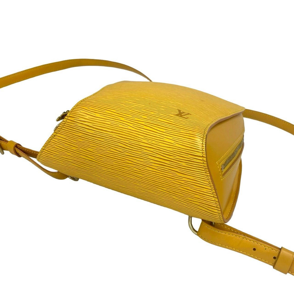 Louis Vuitton Vintage Mabillon Epi Leather Backpack Tassiri Yellow — view 8