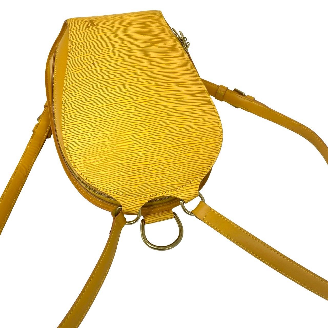 Louis Vuitton Vintage Mabillon Epi Leather Backpack Tassiri Yellow — view 4