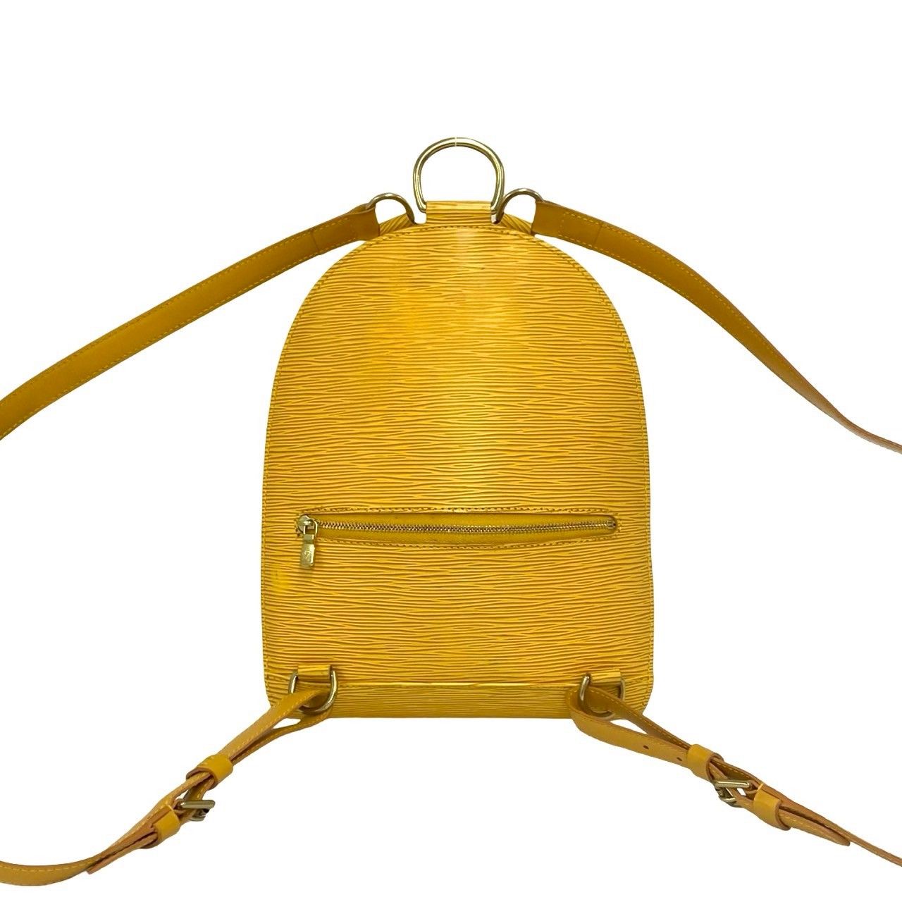 Louis Vuitton Vintage Mabillon Epi Leather Backpack Tassiri Yellow — view 3