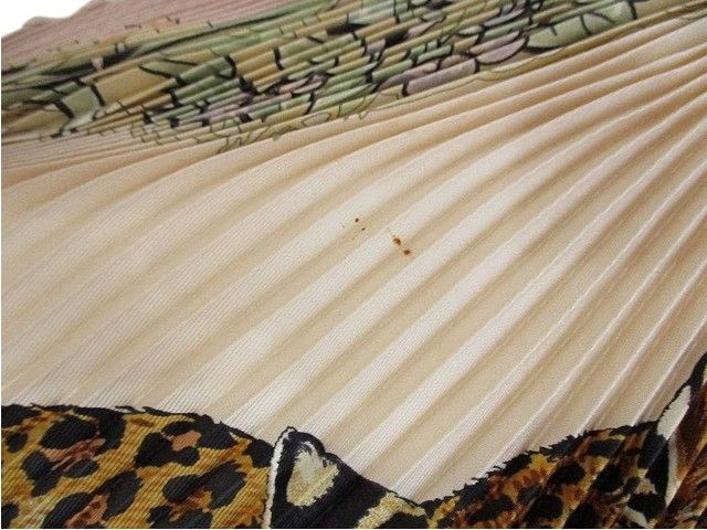 Hermes Scarf Pleats Silk Dip Dye Dip Die Jungle Love — view 2