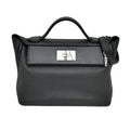 Hermes Van Quatre 29 Black Silver Togo Swift Construction Tote Hand