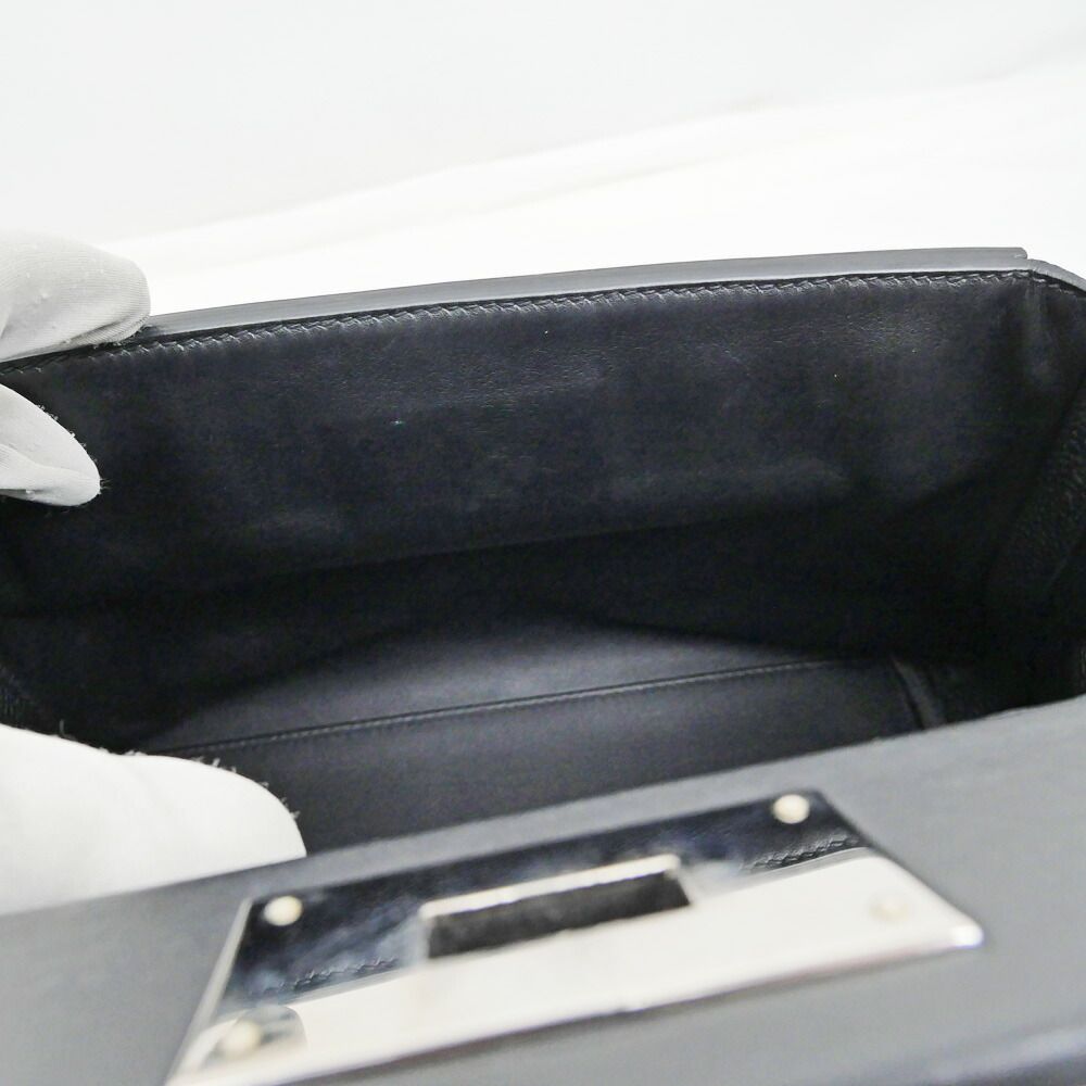 Hermes Van Quatre 29 Black Silver Togo Swift Construction Tote Hand — view 8