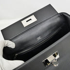 Hermes Van Quatre 29 Black Silver Togo Swift Construction Tote Hand — view 7