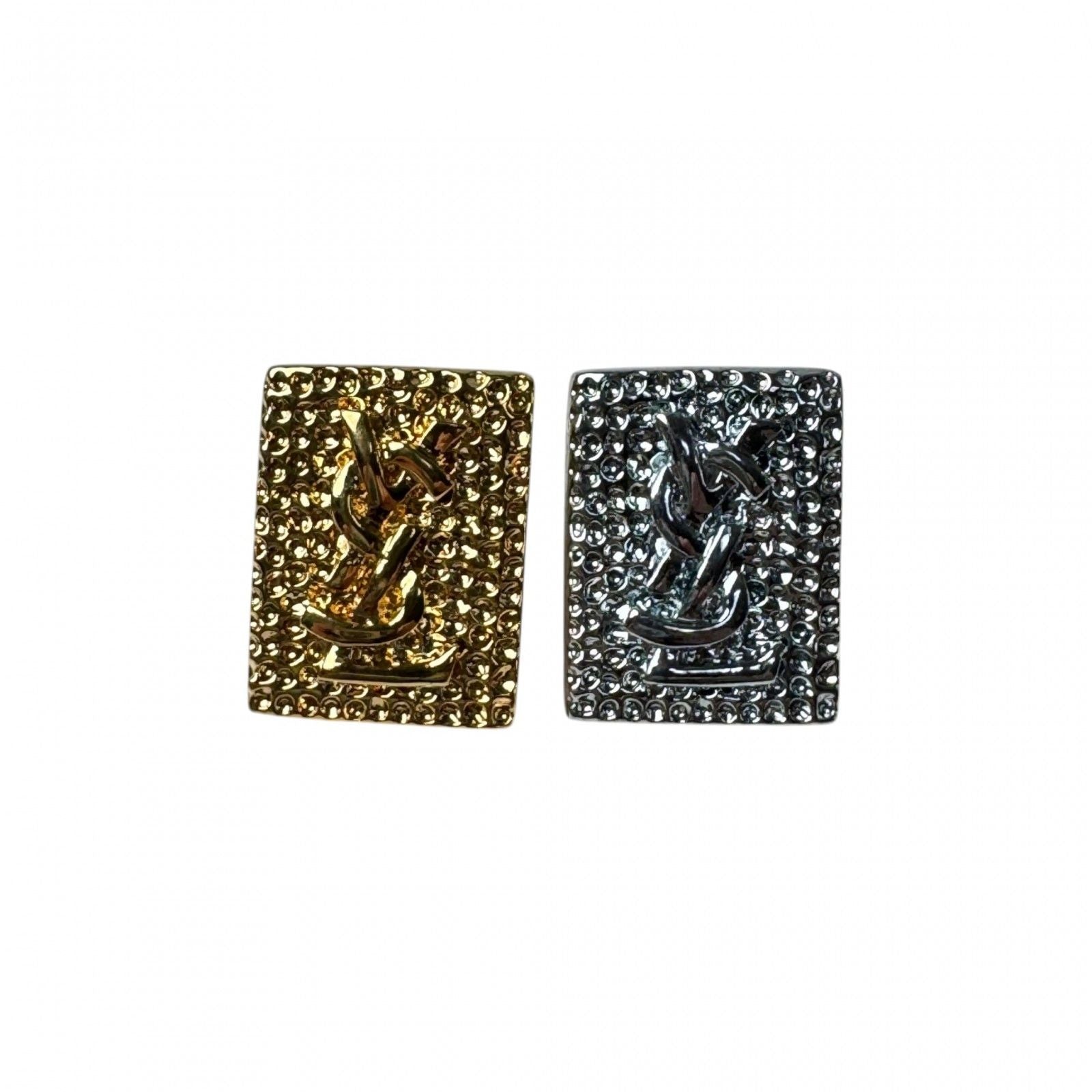 Saint Laurent YSL Logo Pin Badge Pin Brooch