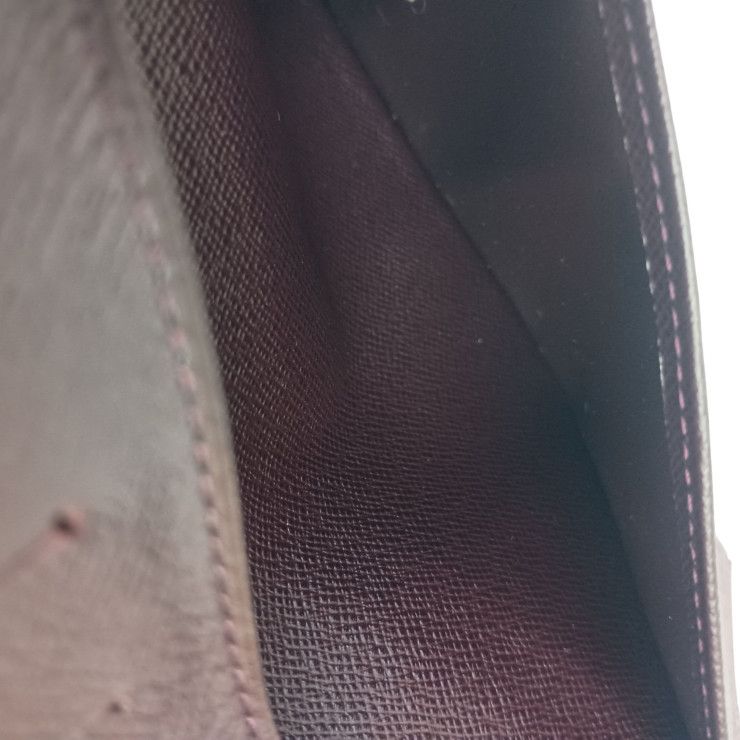 Louis Vuitton Wallet Taiga Porto 14 Cult Cles Acajou Leather Billfold — view 8