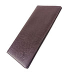 Louis Vuitton Wallet Taiga Porto 14 Cult Cles Acajou Leather Billfold — view 2