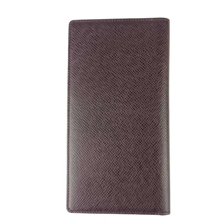 Louis Vuitton Wallet Taiga Porto 14 Cult Cles Acajou Leather Billfold — view 3