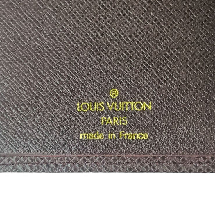 Louis Vuitton Wallet Taiga Porto 14 Cult Cles Acajou Leather Billfold — view 9