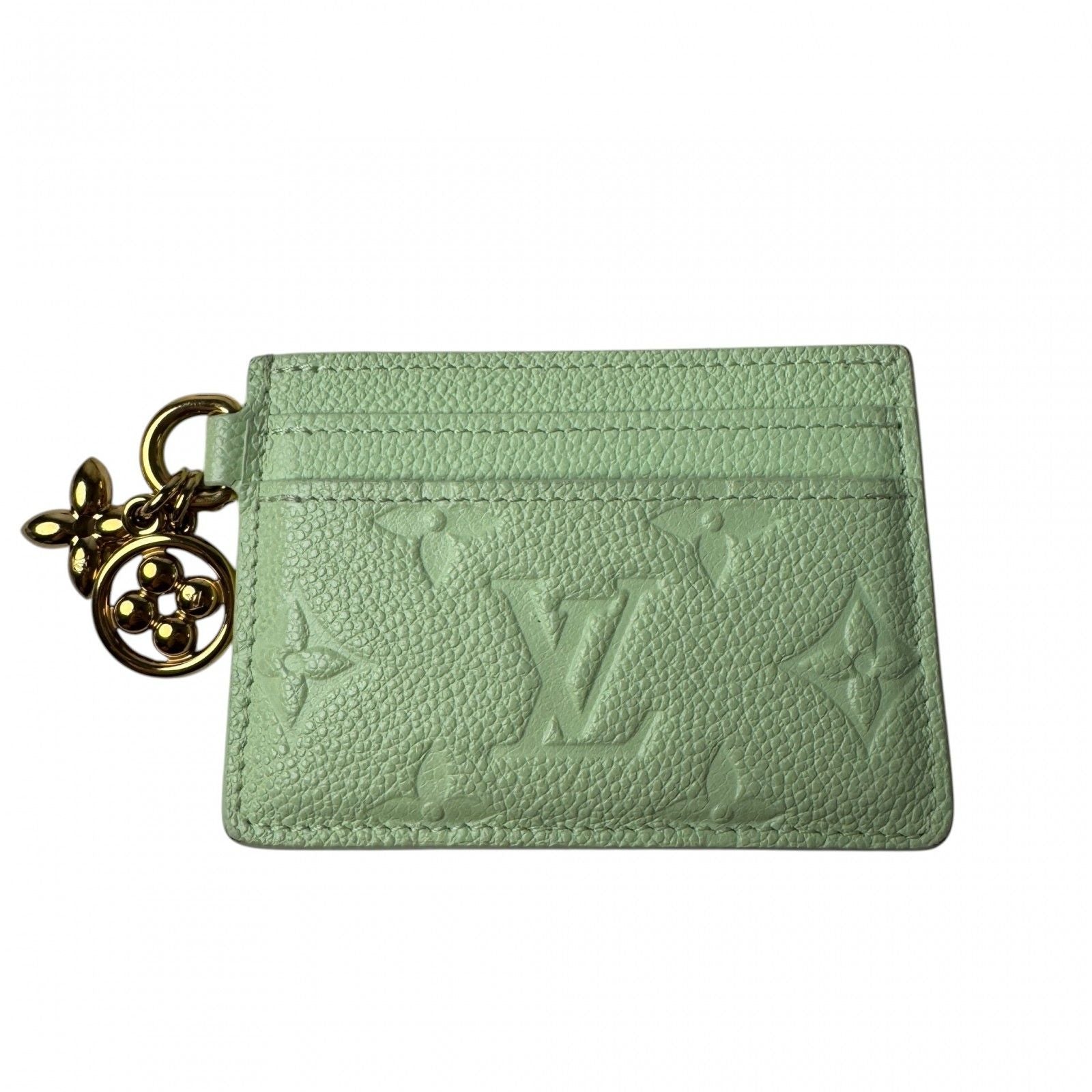 Louis Vuitton Monogram Empreinte Card Holder LV Charm Case