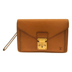 Louis Vuitton Pochette Series Dragonne Epi Second Bag Brown
