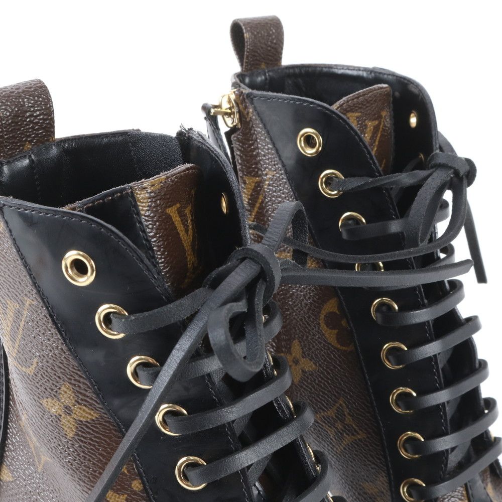 Louis Vuitton Monogram Star Trail Line Ankle Boots Leather Shoes — view 8