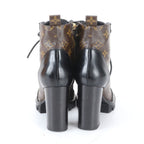 Louis Vuitton Monogram Star Trail Line Ankle Boots Leather Shoes — view 4