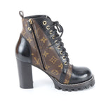 Louis Vuitton Monogram Star Trail Line Ankle Boots Leather Shoes — view 6