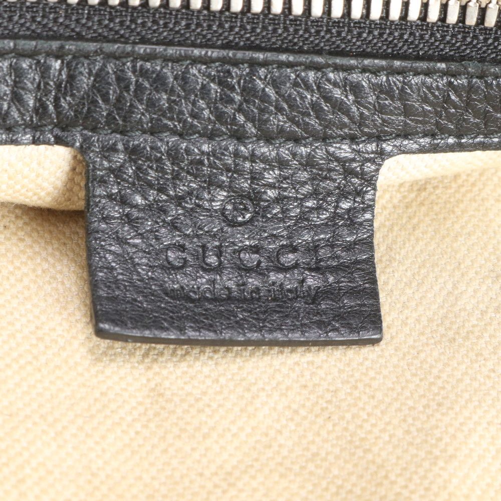 Gucci Interlocking Leather Business Document Briefcase Tote — view 8