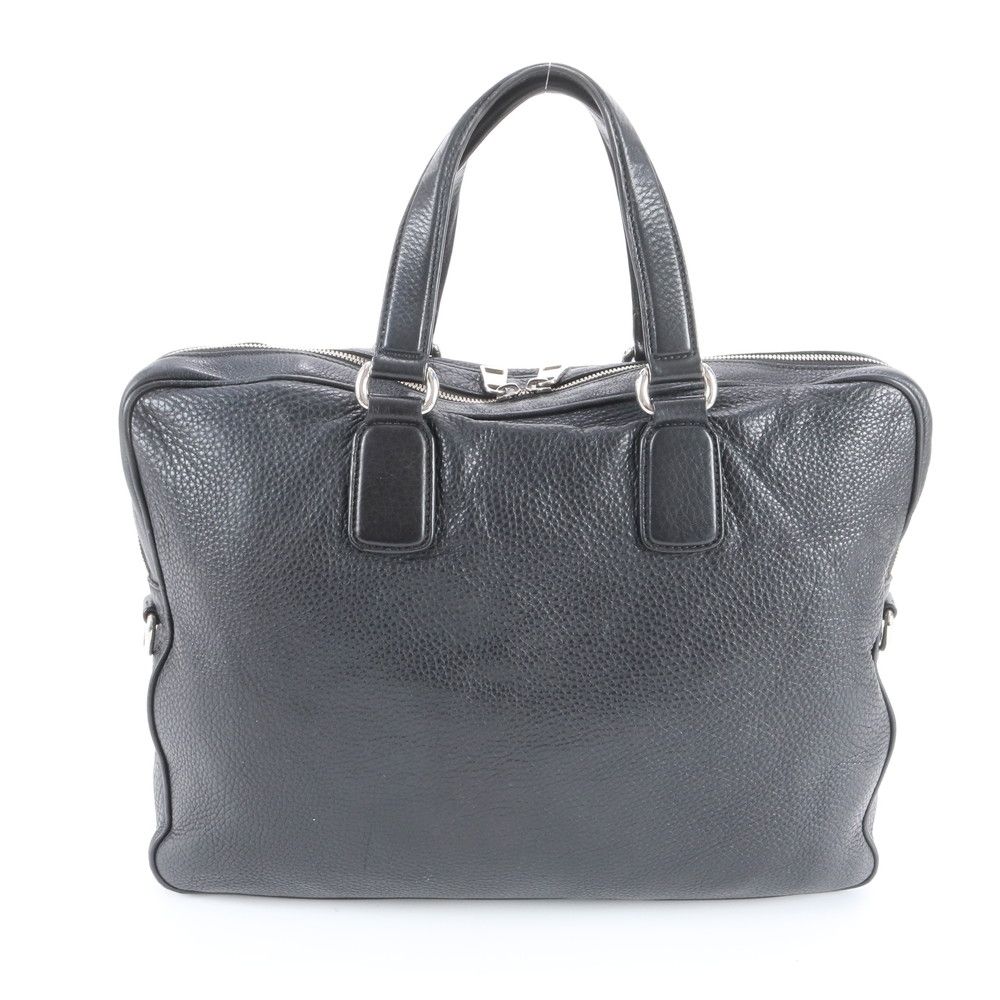 Gucci Interlocking Leather Business Document Briefcase Tote — view 3