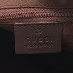Gucci Leather Shoulder Bag Tote Hand Brown — view 9