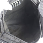 Prada Tessuto Nylon Leather Shoulder Bag Crossbody Messenger Black — view 7