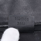 Gucci GG Canvas 002 Leather Tote Shoulder Hand Black — view 9