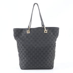 Gucci GG Canvas 002 Leather Tote Shoulder Hand Black — view 3