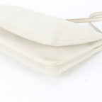 Celine Trio Crossbody Ivory Leather Shoulder Bag — view 6
