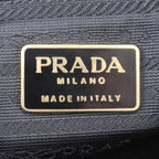 Prada Tessuto Nylon Beads Bijoux Logo Handbag Tote — view 9
