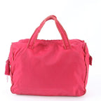 Prada Tessuto Nylon Beads Bijoux Logo Handbag Tote — view 3