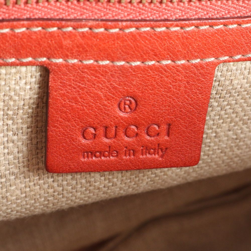 Gucci Horsebit Leather Shoulder Bag Tote Hand — view 8
