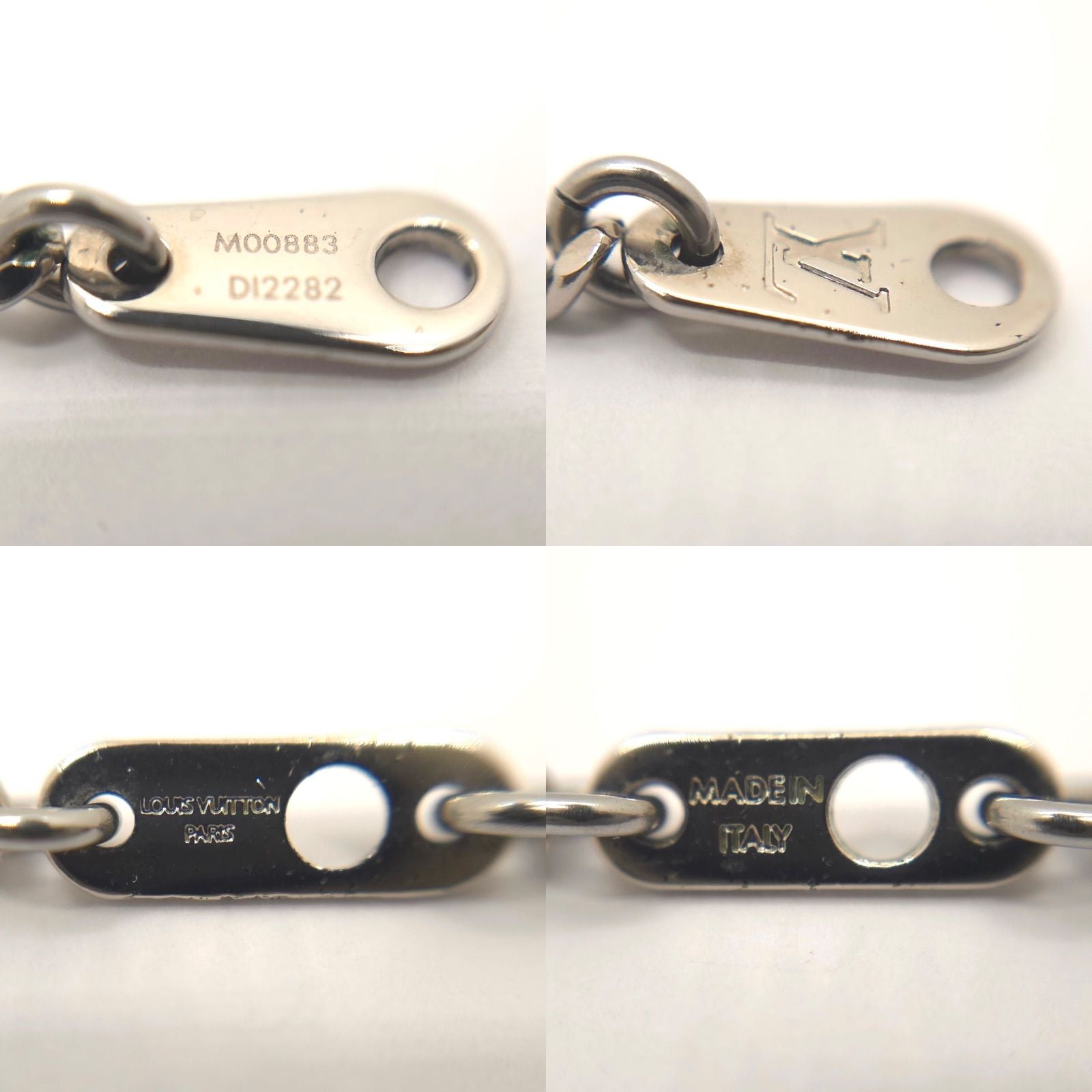Louis Vuitton Collier LV Shades Necklace 48 58 cm Locket Pendant LV Signature — view 6