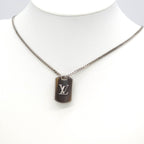 Louis Vuitton Collier LV Shades Necklace 48 58 cm Locket Pendant LV Signature