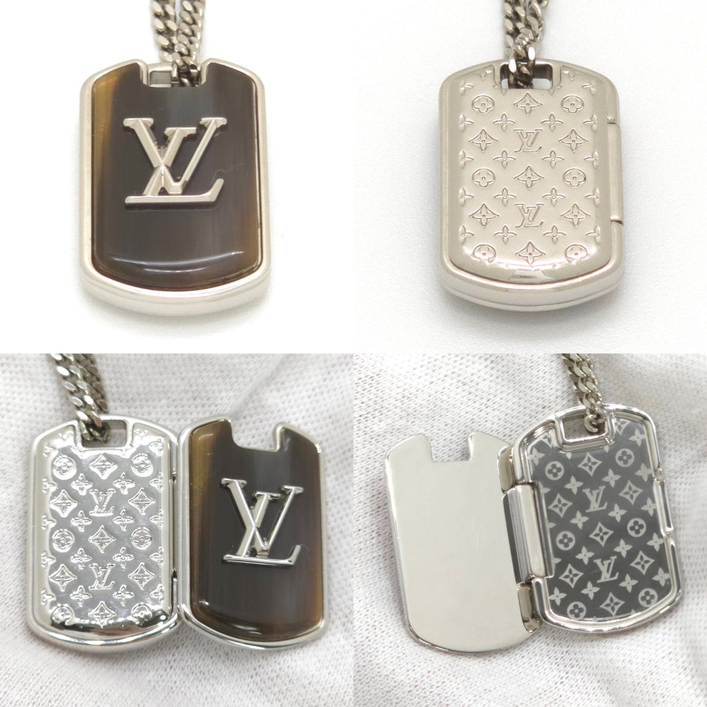 Louis Vuitton Collier LV Shades Necklace 48 58 cm Locket Pendant LV Signature — view 5