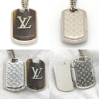 Louis Vuitton Collier LV Shades Necklace 48 58 cm Locket Pendant LV Signature — view 5
