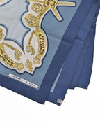Hermes Bandana Scarf Blue — view 2