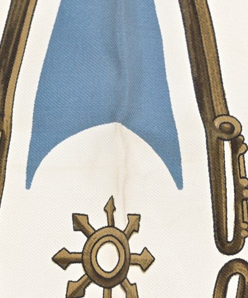 Hermes Bandana Scarf Blue — view 5