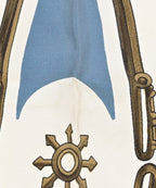 Hermes Bandana Scarf Blue — view 5